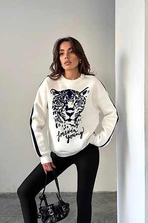 184247 BEYAZ SWEAT