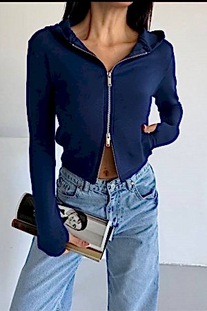 184643 LACİVERT HIRKA