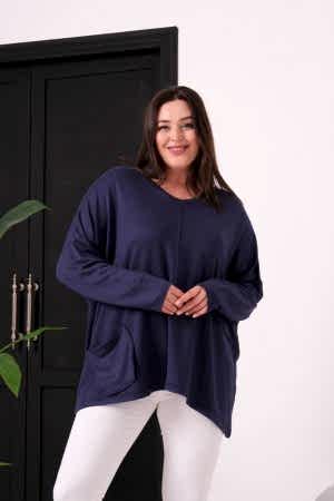 184821 LACİVERT TUNİK