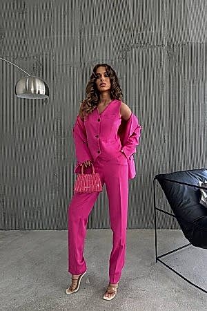 205694 TOPTAN FUŞYA PANTOLON TAKIM