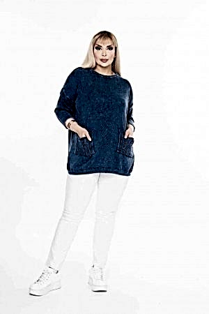 229701 MAVİ KAZAK