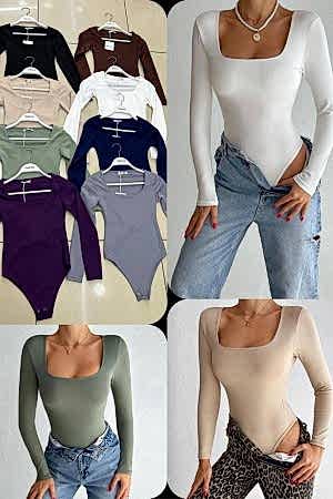230082 KAHVE BODYSUIT CROP