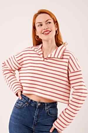 H4659-KIRMIZI-M KIRMIZI SWEAT
