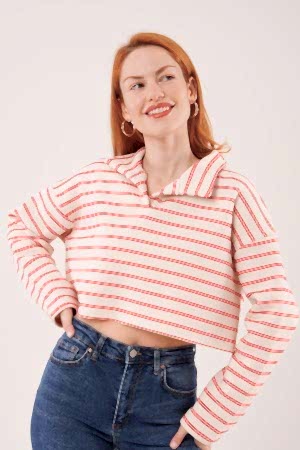 H4659-KIRMIZI-S KIRMIZI SWEAT