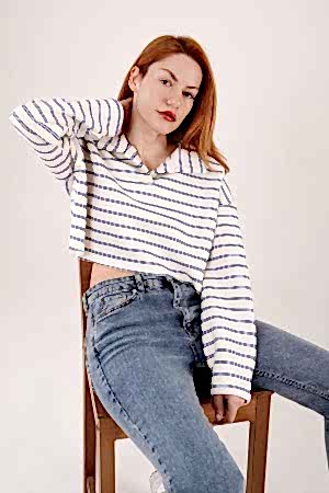 H4659-LACİVERT-S LACIVERT SWEAT