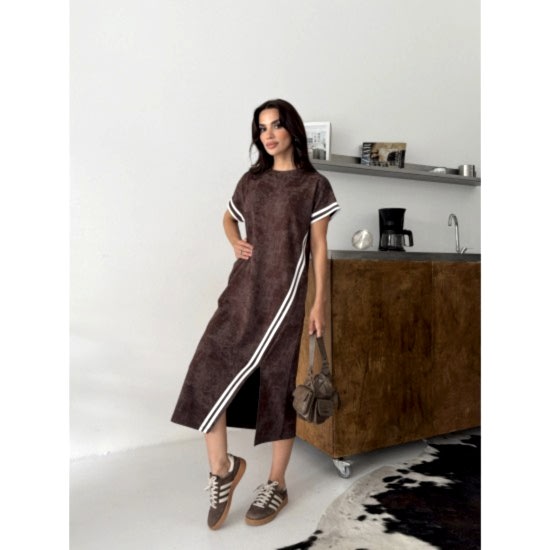 BATIK KUMAS SERITLI ELBISE 190383