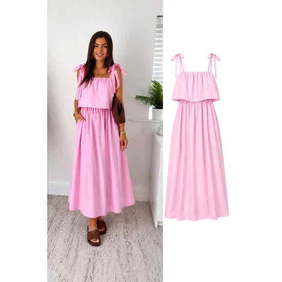 POPLIN KUMAS ELBISE 190385