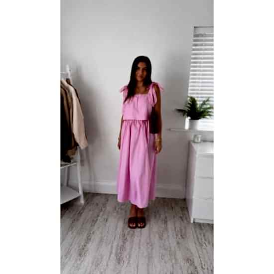 POPLIN KUMAS ELBISE 190385