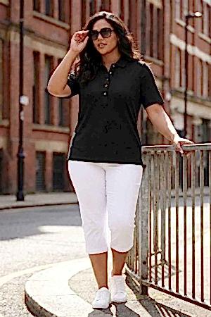 SİYAH TSHIRT POLO YAKA 185832