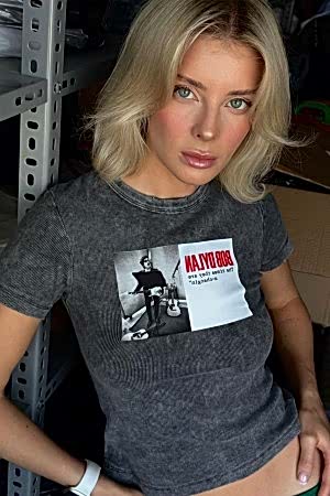185341 ANTRASİT TSHIRT